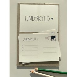 HEJ, TAK &amp; UNDSKYLD, kort A6