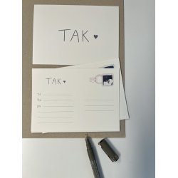 HEJ, TAK &amp; UNDSKYLD, kort A6