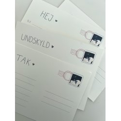 HEJ, TAK &amp; UNDSKYLD, kort A6