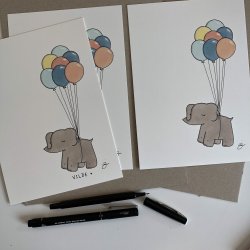 Elefant &amp; balloner