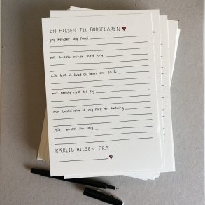 En hilsen til fdselaren