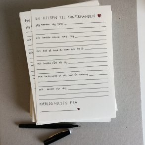 En hilsen til konfirmanden
