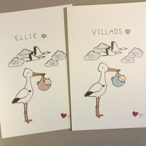 Storken (dreng og pige)